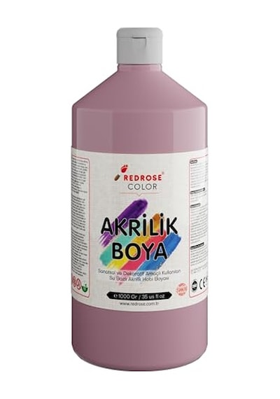 Açık Pembe Akrilik Boya 1000 Gr 0,15 L