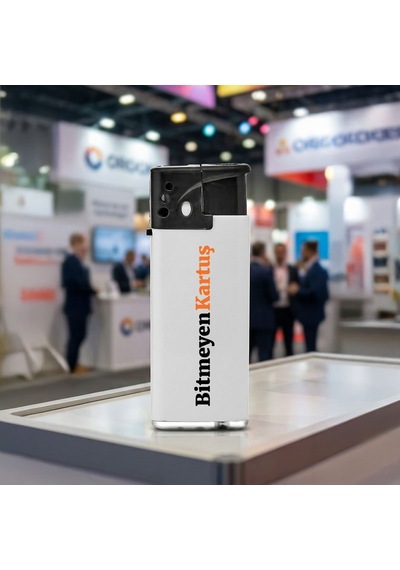 Bk Kurumsal Promosyon Logolu Koko-1800 Midi Turbo Çakmak 50 Adet Manyetolu Siboplu Reklam Çakmağı