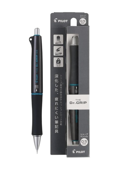 Dr. Grip Mekanik Kalem 0.5mm Dark Gray Gri