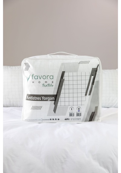 Favora Antistres Çift Kişilik Yorgan 195x215 Beyaz