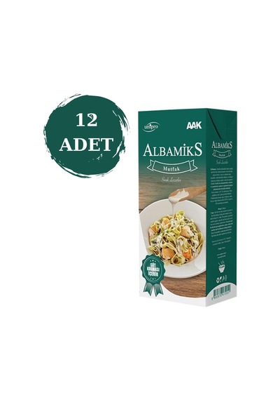 Albamix Mutfak Krema Yeşil 1 Lt Profesyonel Yemek Ve Tatlı Kreması 07116631