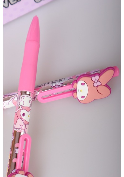 "dekomus Islak Mendil Hediyeli" Lisanslı My Melody "tekli" Shınny Versatil Uçlu Kalem 0.7 Mm Pembe