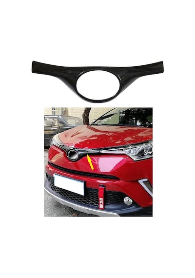 Toyota C-HR İçin Uyumlu Panjur Orta Kaplama Karbon ||  C-Hr - Chr - Ch-R