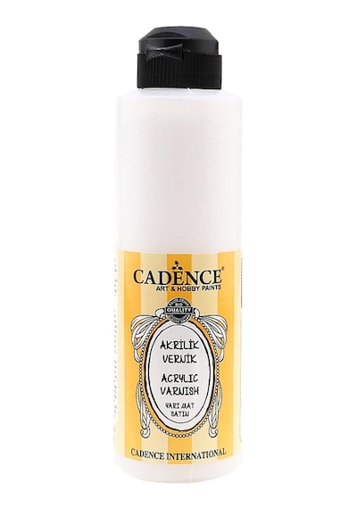 Su Bazlı Akrilik Yarı Mat Vernik 250 Ml Şeffaf