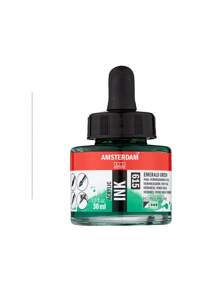 Amsterdam Akrilik Mürekkep 30 Ml Emerald Green 615 Diğer