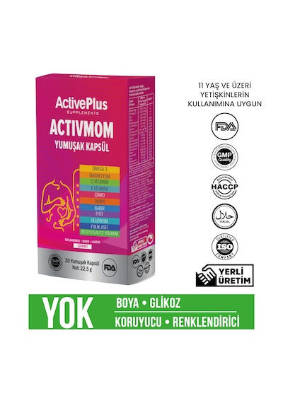 Activeplus Activmom 30 Softgel Kapsül