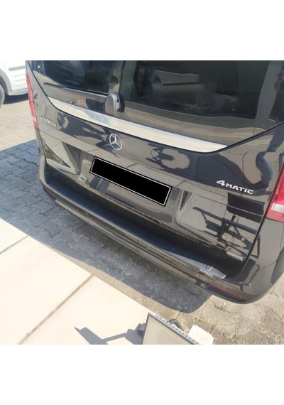 Mercedes V Class İle Uyumlu Ferrous Arka Tampon Üstü Koruyucu Mat 2019 Ve Üstü