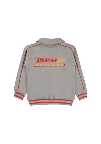 Civil Boys MPH Nakışlı Baskılı 6-9 Yaş Hırka Gri