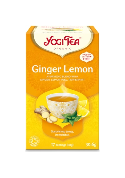 Organik Ginger Lemon Çayı 17 Süzen Poşet