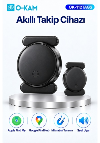 O-kam Ok-112tags Mıknatıslı Akıllı Takip Cihazı