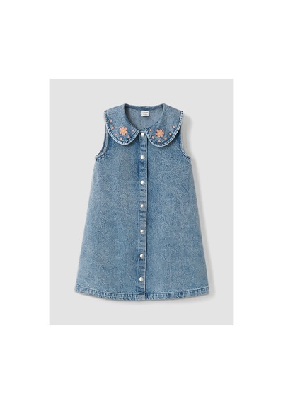 LC Waikiki Alıta Cıty Farkıyla Lcw Kids İndigo Denim Nakışlı Kız Çocuk Elbise İndigo - 928249902 İndigo LC Waikiki Alıta Cıty Farkıyla Lcw Kids İndigo Denim Nakışlı Kız Çocuk Elbise İndigo - 928249902 İndigo