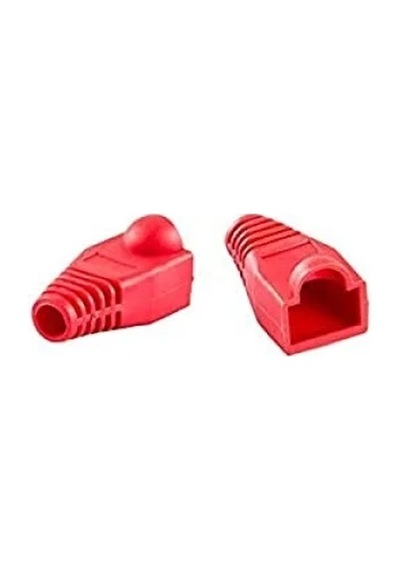 Kırmızı Rj45 Jack Kılıfı 25'li Paket