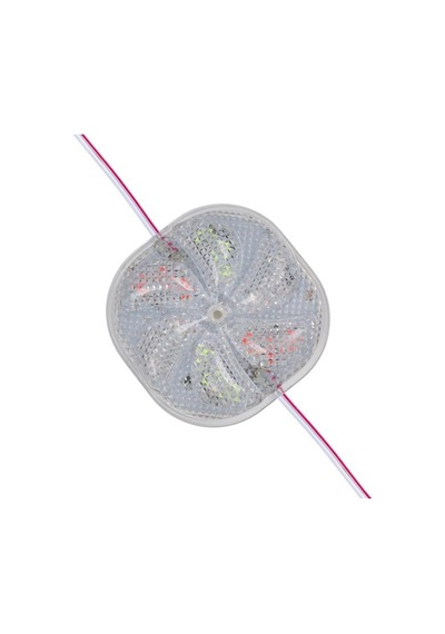 Powermaster Pm-14703 12 Volt 3 Watt Karışık R+g+b Yanıp Sönen Çakar 6565-2835 Modül Led 65x65x12mm Şeffaf