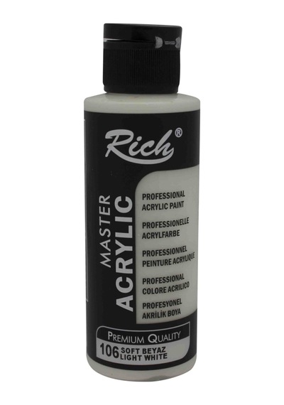 Rich Master Akrilik Boya 120 Cc Beyaz 0000 Naturel