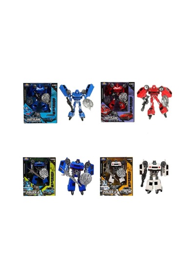 Mey İthalat 5039 -yfn-robot Transformer Polıce-g/fast Flame 2r 2a