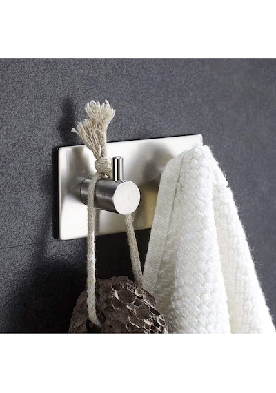Zift Unique Paslanmaz Çelik Havlu / Bornoz Askısı / 2 Adet Ikili Askılık / Banyo Mutfak Havlu Askısı Diğer