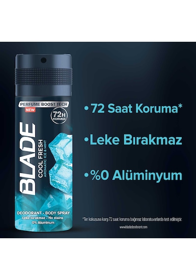 Blade Cool Fresh Erkek Sprey Deodorant 6 x 150 ML
