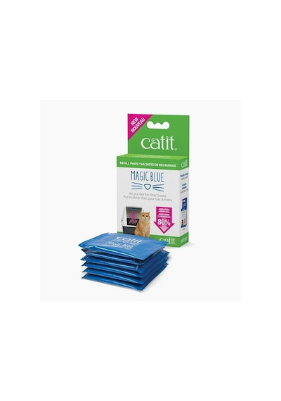 Catit Magic Blue Kedi Tuvaleti için Koku Giderici Yedek Kartuş