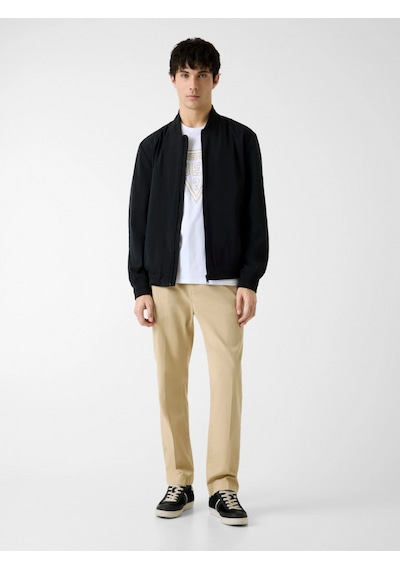 Guess Esnek Katlanabilir Bomber Erkek Siyah Ceket M6rl09wj362-jblk Siyah