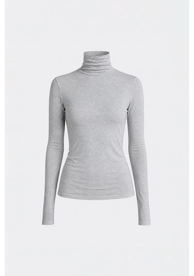 Suud Collection Gri Boğazlı Body