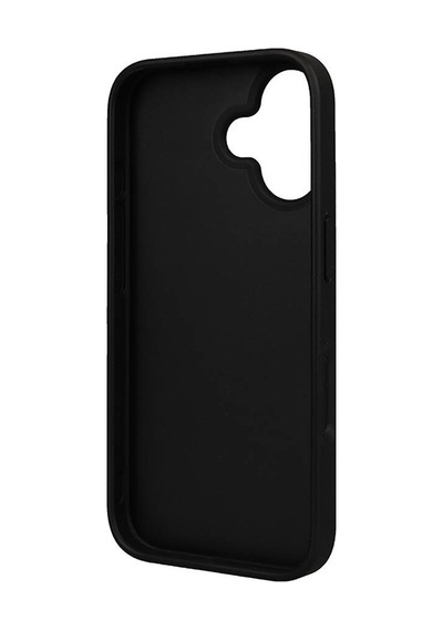 Apple iPhone 16 Uyumlu Kılıf Guess Lisanslı 4g Desenli Big Love Kapak Siyah