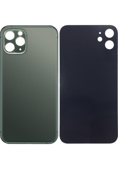 Apple Uyumlu iPhone 11 Pro Yeşil Arka Kapak Batarya Kapağı Pil Kapağı Yeşil