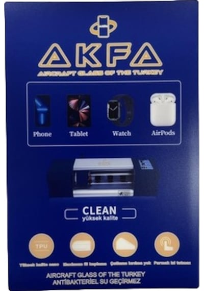 Akfa Apple Uyumlu   iPhone 13 Nano Şeffaf Ekran Koruyucu