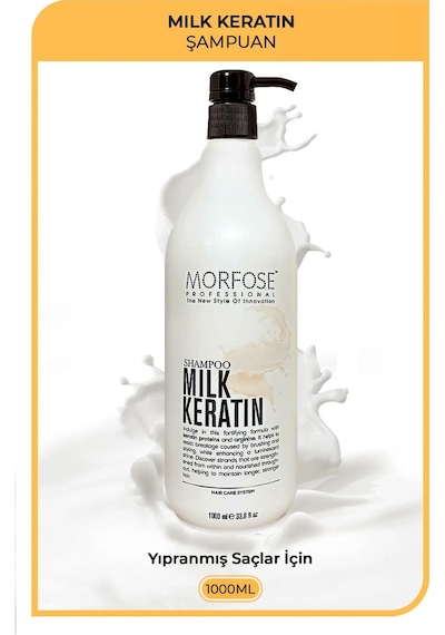 Milk Keratin Şampuan 1000 Ml - Besleyici Koruyucu Etki