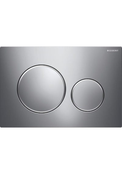 Geberit Sigma20 Kumanda Kapağı - Çift Basmalı Parlak/mat Krom