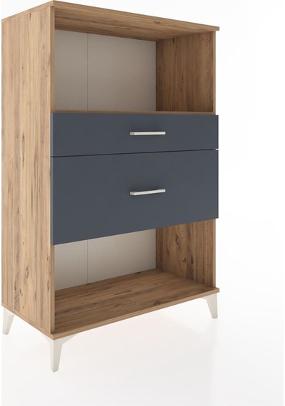 Hyperion Dolap Tek Raflı 2 Çekmeceli 88x44x134 Çam-antrasit Atlas Çam Hyperion Dolap Tek Raflı 2 Çekmeceli 88x44x134 Çam-antrasit Atlas Çam