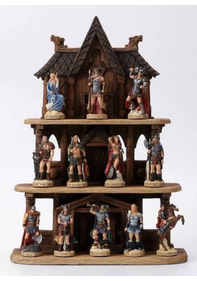 Wise Mitoloji & Tarih-NORSE MT STANDLI 12 LI SET-30*9*41 CM.
