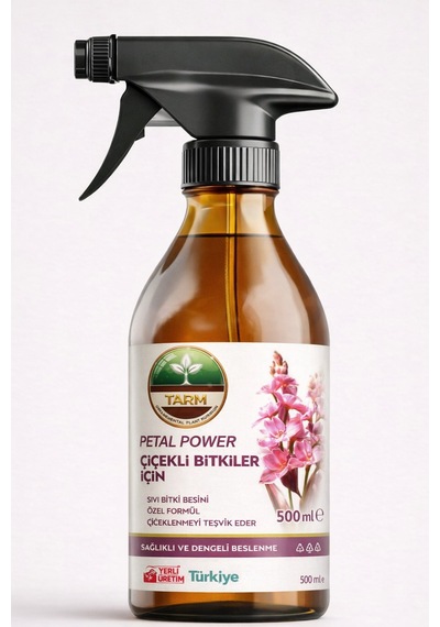 Tarm Petal Power Sprey Çiçekli Bitkiler İçin Bitki Besini Aminoasitli Ve Hızlı Etkili İçerik 500 ML