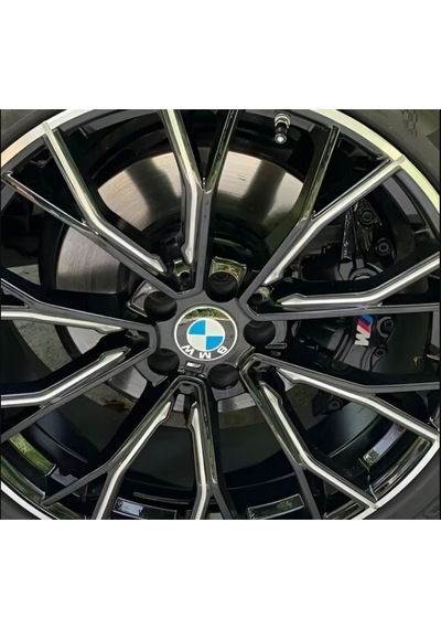 Bmw M Logolu Siyah Kaliper Kapağı 4 Parça