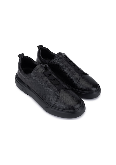 Tamer Tanca Erkek Hakiki Deri Siyah Sneakers & Spor Ayakkabı 1163 2526 Erk Ayk Y26 Sıyah Fltr/syh