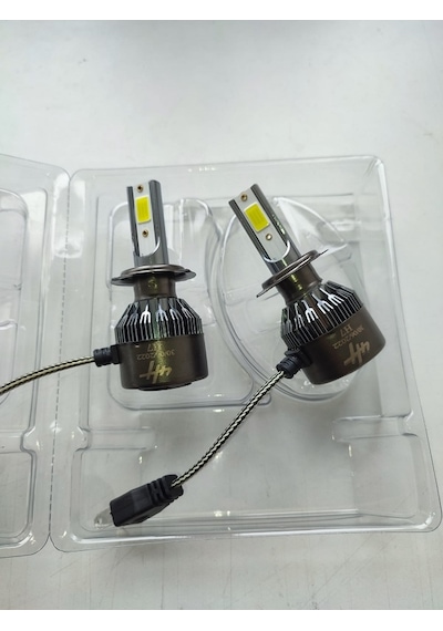 H1 Led Xenon Far Ampulu Şimşek Etkili 6500 Kelvin 8000 Lümen