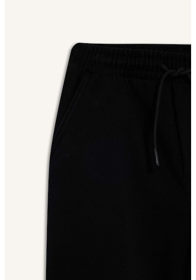 Defacto Erkek Çocuk Standart Paça Pelüş Astar Jogger Pantolon F1976a825wnbk81 Siyah-bk81