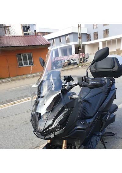 Motocam Honda Adv 350 Ön Cam 2023-2026 Model 72cm Şeffaf Renkli 4mm Uzun