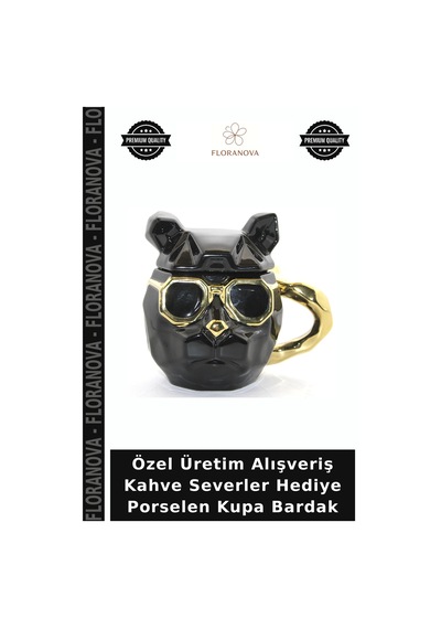 Özel Üretim Alışveriş Kahve Severler Hediye Porselen Kupa Bardak Çok Renkli