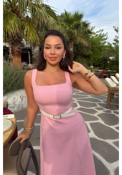Gigi Wardrobe Pembe Sunset Elbise Pembe Pembe