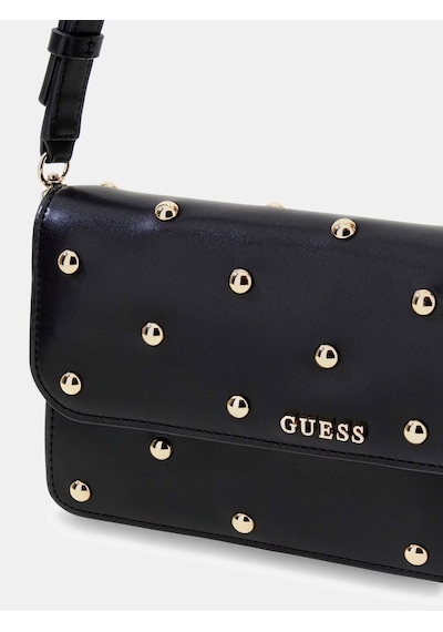 Guess Sadie Stud Kadın Omuz Çantası Hwvg8118190 Siyah