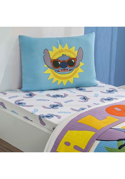 Taç Lisanslı Disney Lilo&stitch Fruit Pamuk Tek Kişilik Pike Takımı 000000001000051394 Çok Renkli