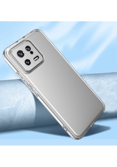 Xiaomi Mi 13 Pro İle Uyumlu Kılıf Şeffaf Kamera Korumalı Esnek Silikon Telefon Kılıfı Kapak