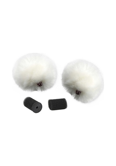 Rycote 065516 Beyaz Renk Yaka Mikrofonu için Rüzgar Koruyucu