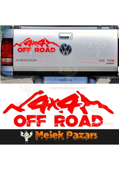 4X4 Off Road Araba Sticker - Oto Sticker