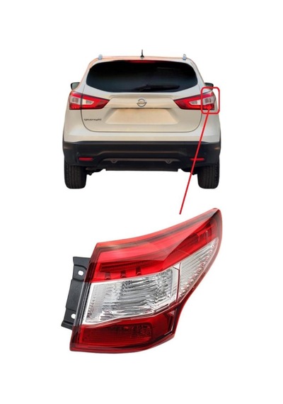 Nissan Qashqai Stop Lambası Dış Sağ 2014-2015-2016