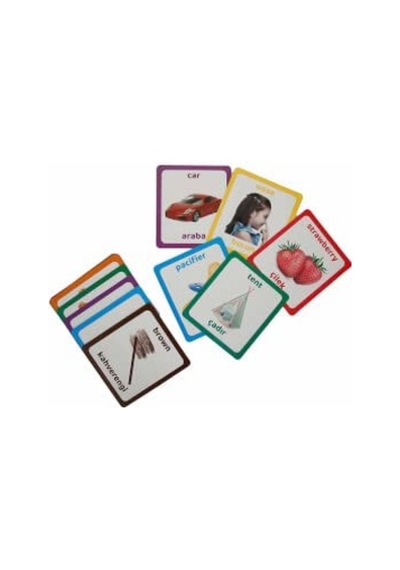 Minik Bebeğimin Ilk 50 Sözcük Kartları Ve Ilk 50 Meyve Sebze Kartları Kart Set 2'li Set Anaokulu Ve Kreş Seviyesi