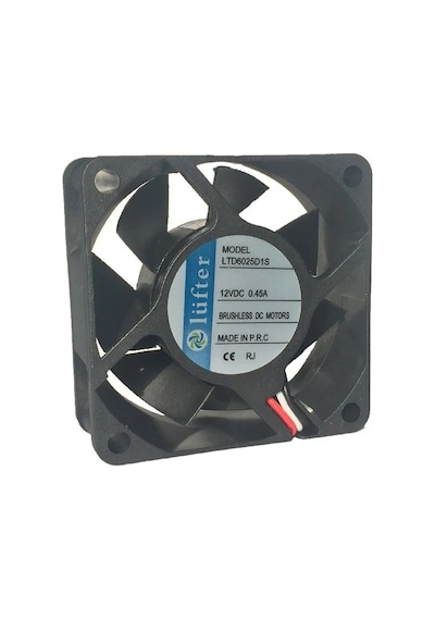 Lüfter 60X60X25Mm 12V 0.45A Kare Fan