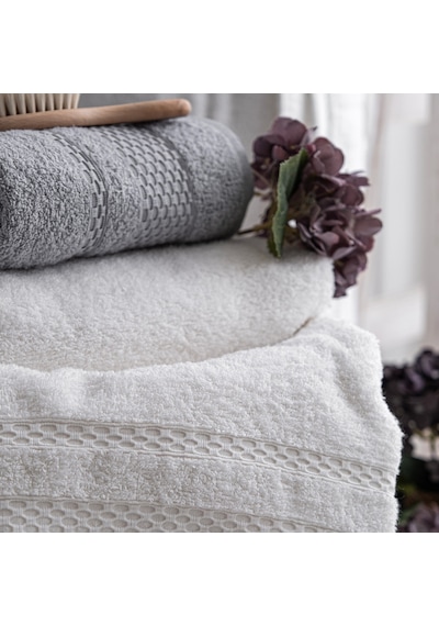 Schafer Home Arya Banyo Seti 6 Parça-gri/beyaz