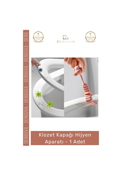 Klozet Banyo Tuvalet Mantar Tasarım Ergonomik Temassız Kaldırma Klozet Kapağı Hijyen Aparatı - 1 Ad Çok Renkli