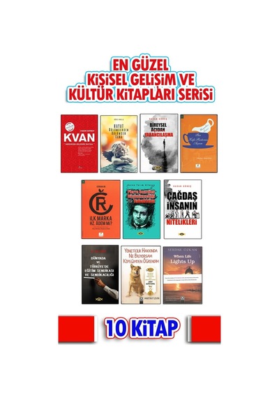 En Güzel Kişisel Gelişim Girişimcilik Ve Bilgi Deposu Kitap Seti 10 Kitap
